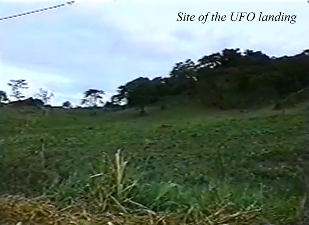 Local da aterrizagem do UFO em Itupepa, S.P., Brasil