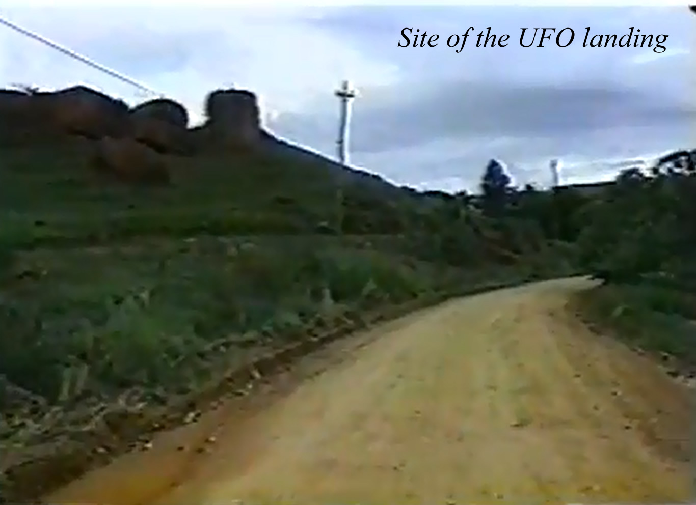 Local da aterrizagem do UFO em Itupepa, S.P., Brasil