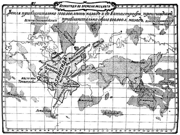 Mapa de Atlântida